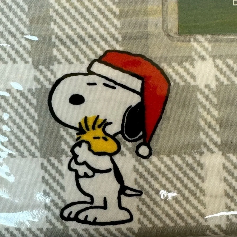 Berkshire Blanket & Home Co. Peanuts Christmas Print Sheet Set‎ Queen Size